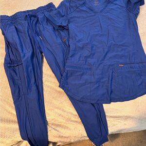 Blue Scrub Set